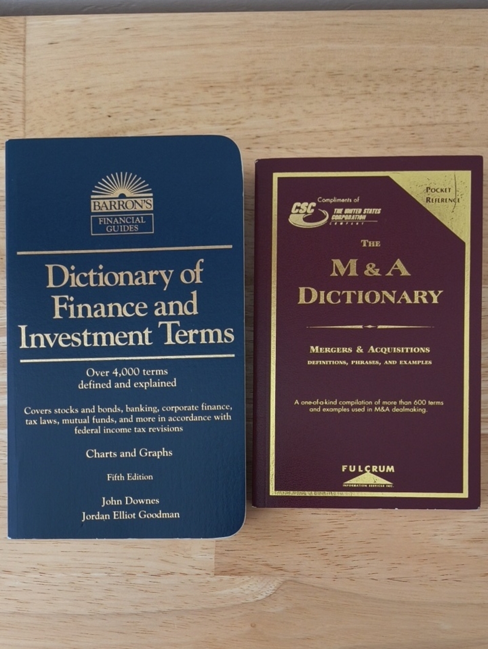 Dictionary of Finance and Investment Terms and M&As